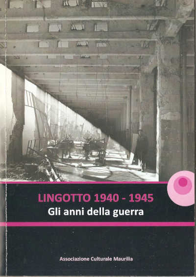 Prima di copertina con foto di interno di una fabbrica distrutta dai bombardamenti. In basso titolo